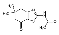 2-acetylamino-5,5-dimethyl-4,5,6,7-tetrahydrobenzothiazol-7-one 92491-27-5