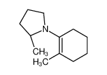 (2R)-2-methyl-1-(2-methylcyclohexen-1-yl)pyrrolidine 61342-03-8
