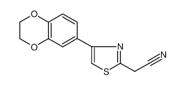 [4-(2,3-二氢-1,4-苯并二氧杂环己-6-基)-1,3-噻唑-2-基]乙腈