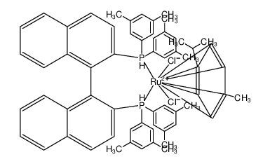 Ruthenium, [1,1'-(1S)-[1,1'-binaphthalene]-2,2'-diylbis[1,1-bis(3,5-dimethylphenyl)phosphine-κP]]dichloro[(1,2,3,4,5,6-η)-1-methyl-4-(1-methylethyl)benzene]- 944451-25-6