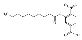 55894-53-6 3-(decanoyloxy)-4-nitrobenzoic acid