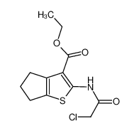 2-(2-氯乙酰基氨基)-5,6-二氢-4H-环戊并[b]噻吩-3-羧酸乙酯