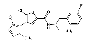 1047644-62-1 structure, C18H17Cl2FN4OS