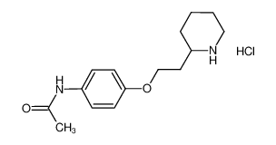 N-{4-[2-(2-Piperidinyl)ethoxy]phenyl}acetamide hydrochloride 879662-62-1