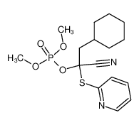 144499-17-2 1-cyano-2-cyclohexyl-1-(pyridin-2-ylthio)ethyl dimethyl phosphate