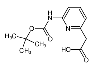 2-(6-((tert-Butoxycarbonyl)amino)pyridin-2-yl)acetic acid 408367-22-6