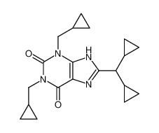 1,3-二(环丙基甲基)-8-(二环丙基甲基)-7H-嘌呤-2,6-二酮