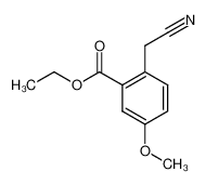 133101-17-4 (2-carbethoxy-4-methoxyphenyl)-acetonitrile