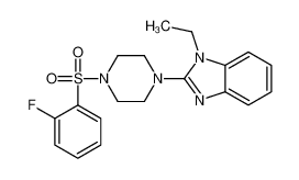 604741-90-4 structure, C19H21FN4O2S