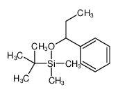 136116-42-2 tert-butyl-dimethyl-(1-phenylpropoxy)silane