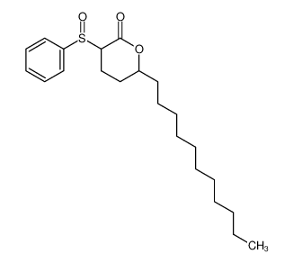 100591-75-1 spectrum, 3-(phenylsulfinyl)-6-undecyltetrahydro-2H-pyran-2-one