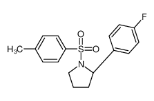 (2S)-2-(4-fluorophenyl)-1-(4-methylphenyl)sulfonylpyrrolidine 298690-60-5