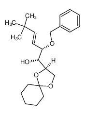 345891-97-6 (1R,2S,E)-2-(benzyloxy)-5,5-dimethyl-1-((R)-1,4-dioxaspiro[4.5]decan-2-yl)hex-3-en-1-ol