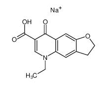 Sodium 5-ethyl-2,3,5,8-tetrahydro-8-oxofuro[2,3-g]quinoline-7-carboxylate