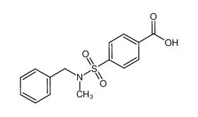 4-[benzyl(methyl)sulfamoyl]benzoic acid 887202-40-6