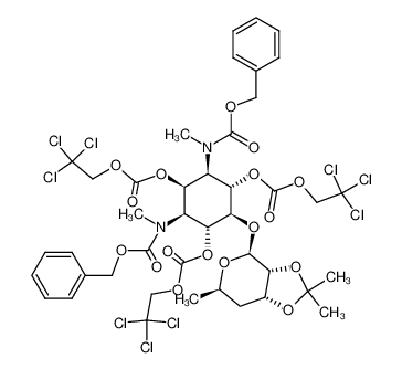 96699-65-9 structure, C42H47Cl9N2O17