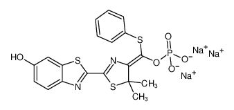 246161-42-2 structure, C19H15N2Na3O5PS3+