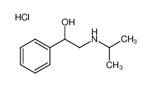 1-phenyl-2-(propan-2-ylamino)ethanol,hydrochloride 10568-00-0