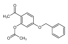 56133-02-9 2-acetyl-5-(benzyloxy)phenyl acetate