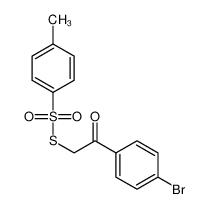 1-(4-bromophenyl)-2-(4-methylphenyl)sulfonylsulfanylethanone 31377-94-3