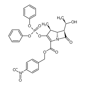 4-硝基苄基(4S,5R,6S)-3-[(二苯基膦酰)氧基]-6-[(R)-1-羟基乙基]-4-甲基-7-氧代-1-氮杂双环[3.2.0]庚-2-烯-2-羧酸酯
