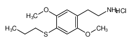 2-(2,5-dimethoxy-4-propylsulfanylphenyl)ethanamine,hydrochloride 850140-15-7