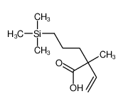 88729-72-0 2-ethenyl-2-methyl-5-trimethylsilylpentanoic acid