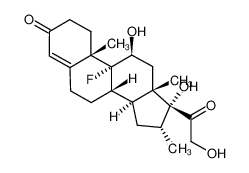 426-17-5 structure, C22H31FO5