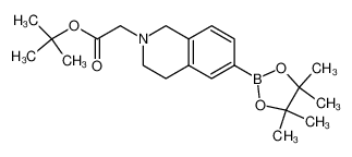 N-(叔丁氧羰基甲基)-3,4-二氢异喹啉-6-硼酸频哪醇酯