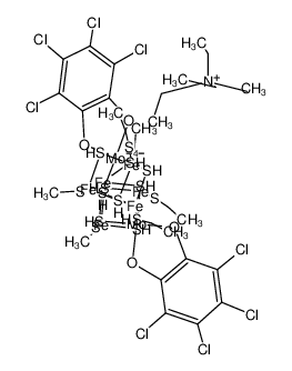 89345-85-7 structure, C32H60Cl8Fe6Mo2NO4S14---