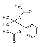 89874-00-0 S-(1-acetyl-3,3-dimethyl-2-phenylaziridin-2-yl) ethanethioate