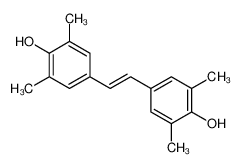 25347-59-5 spectrum, 4-[2-(4-hydroxy-3,5-dimethylphenyl)ethenyl]-2,6-dimethylphenol