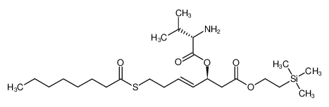 1217362-04-3 2-(trimethylsilyl)ethyl (S,E)-3-((L-valyl)oxy)-7-(octanoylthio)hept-4-enoate