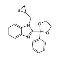 76099-46-2 spectrum, 2-(2-phenyl-1,3-dioxolan-2-yl)-1-(thiiran-2-ylmethyl)-1H-benzo[d]imidazole