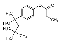 [4-(2,4,4-trimethylpentan-2-yl)phenyl] propanoate 5454-16-0