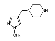 1-[(1-methylpyrazol-4-yl)methyl]piperazine 1001757-59-0