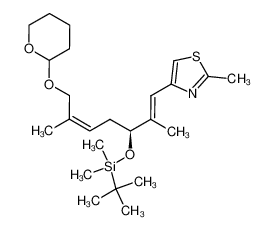 220889-40-7 4-((1E,3S,5Z)-3-((tert-butyldimethylsilyl)oxy)-2,6-dimethyl-7-((tetrahydro-2H-pyran-2-yl)oxy)hepta-1,5-dien-1-yl)-2-methylthiazole