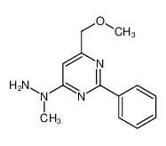 1-[6-(methoxymethyl)-2-phenylpyrimidin-4-yl]-1-methylhydrazine 922726-19-0