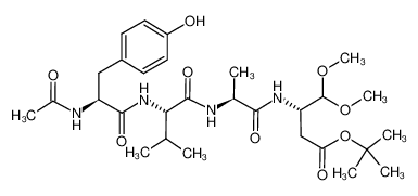 AC-TYR-VAL-ALA-ASP(OTBU)-ALDEHYDE-DIMETHYL ACETAL