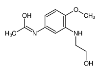 N-[3-(2-hydroxyethylamino)-4-methoxyphenyl]acetamide 63494-13-3