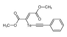 80960-05-0 dimethyl 2-(2-phenylethynyltelluro)-2-butenedioate