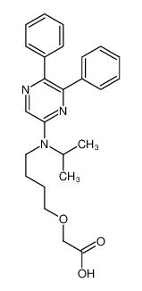 {4-[(5,6-Diphenyl-2-pyrazinyl)(isopropyl)amino]butoxy}acetic acid 475085-57-5