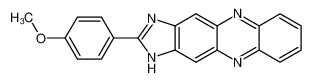 2-(4-methoxyphenyl)-1H-imidazo[4,5-b]phenazine 114991-87-6