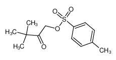 7257-96-7 spectrum, 3,3-dimethyl-1-(tosyloxy)butan-2-one