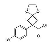 2-(4-bromophenyl)-5,8-dioxaspiro[3.4]octane-2-carboxylic acid 1199586-87-2