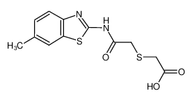 [(6-甲基-苯并噻唑-2-氨基甲酰)-甲基磺酰基]-乙酸