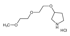 2-(2-Methoxyethoxy)ethyl 3-pyrrolidinyl ether hydrochloride