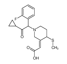 916599-27-4 structure, C19H22FNO3S