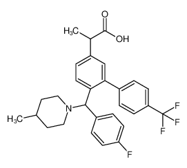 1257395-14-4 structure, C29H29F4NO2