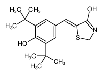 5-[(3,5-ditert-butyl-4-hydroxyphenyl)methylidene]-1,3-thiazolidin-4-one